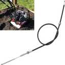 30588 Front Tine Tiller Cable Compatible with Earthquake 20908 and 20970, Replacement 3108A, 20827 - M5 End M8 Mount Kit