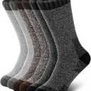 Senker Fashion Merino Wool Socks for Men Women, Hiking Thermal Warm Thick Crew Sock for Winter Outdoors Work 3 Pairs
Overall Pick
2 pack