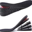 Height Increase Insoles Air Taller Cushion Shoes Insoles 4-Layer Heel Insert for Men