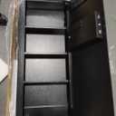 33.46" Tall Fireproof Wall Safes Between the Studs 16" Centers, Heavy Duty Combination Lock in Wall Safe with 3 Removable Shelf, Hidden Safe for Money, Jewelry, Document, Passport (Black)