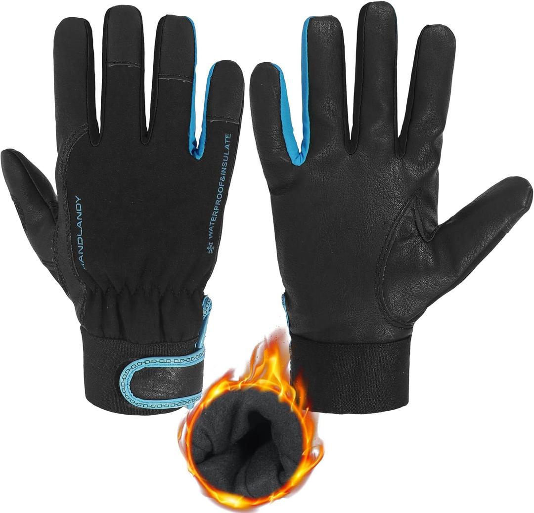 AIGEVTURE Cold Weather Work Gloves Winter Work Gloves Thermal Fleece Work Gloves Insulated Winter Work Gloves Best Gift XXL