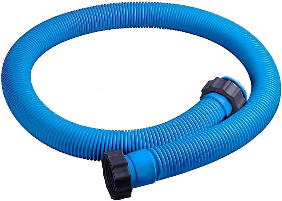 1-1/2 Inch 59 Inch Accessory Pool Pump Replacement Hose for Pool Sand Filters & Saltwater Systems with 1,500 to 2,500 GPH Capacity (1 pack blue)