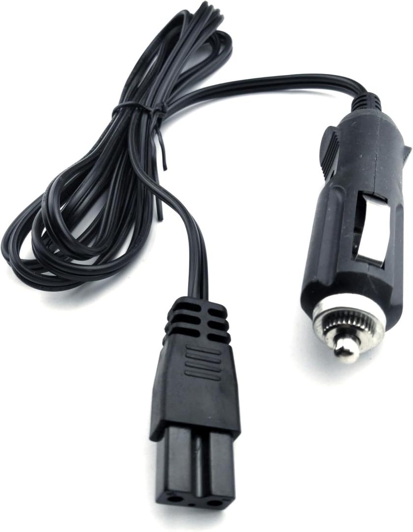 2 Pin Lead Car Cooler Box Mini Fridge Replacement Portable Extension Cord, 12V DC Car Cooler Power Cable, for Igloo,Wagan,Juggernog Cooler,Car Travel (1.8M)