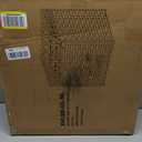 Cat Litter Box Enclosure Furniture, Hidden Litter Box with Mat and Fence, Handwoven Rattan Cat House with Two S-Shaped Hooks for Living Room, Bedroom, 18.5 x 20.5 x 19.1 Inches (Natural)