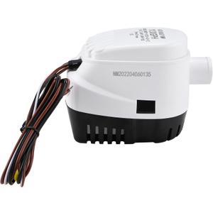Amarine Made Bilge Pump Automatic Submersible Bilge Pump 12v 1100gph Small Boat Bilge Water Pump with Float Switch for Boat RV Marine