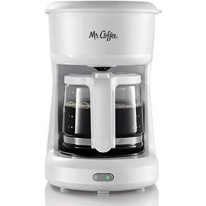 Mr. Coffee 2134286 5-Cup Mini Brew Switch Coffee Maker, White