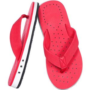 KVbabby Kids Flip Flops Boys Girls Thong Sandals Comfortable | Lightweight,Anti-slip (Red)
