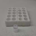 Candle Holder Glass Candlestick Holders: Hewory 19PCS Clear Taper Candle Holders Bulk for Table Centerpiece, Glass Candle Holder Candle Stick Holder Decor for Christmas Wedding Party Bridal Showers