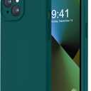 LOVE 3000 Designed for iPhone 13 Case, Premium Silicone with [Camera Protection] [Soft Anti-Scratch Microfiber Lining] Shockproof Protective Phone Case for iPhone 13 Women Men Girls 6.1", Teal