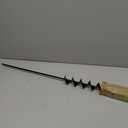 32" x 2" Extended Length Garden Auger Drill Bit for Planting Bulb & Bedding Plant Auger 100% Solid Barrel-No Need to Squat Post Hole Digger for 3/8" Hex Drive Drill- Earth Auger Bulb Planter Tool