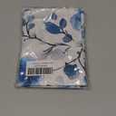 Blue Floral Burlap Dining Short Table Runner 36 Inches, Tree Branch Spring Flowers Watercolor Table Runner Kitchen Coffee Table Runners Decoration for Indoor Outdoor Holiday Party Dresser