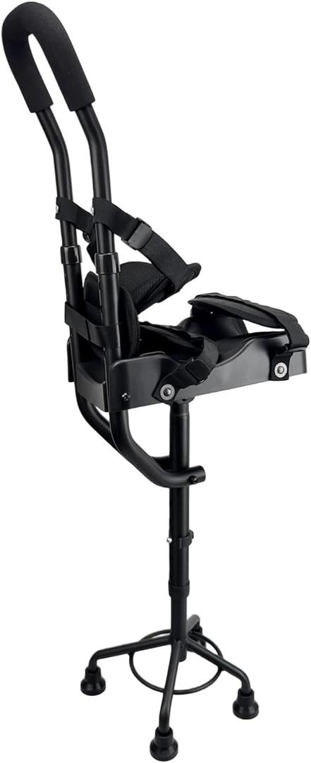 Hands Free Knee Crutch, Knee Crutch Mobility Support for Injury, Disability, Elderly. Replaces Crutches for Adults. Universal for Both Left and Right feet