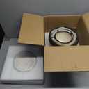 Ceramic Plant Pots Indoor, 10 Inch 8 Inch 6 Inch Round Planters Pots for Indoor Outdoor Plants, Modern Large Flower Pots with Drainage Holes and Saucers, Set of 3, Blue