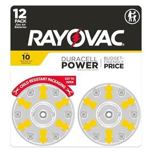 Rayovac Size 10 Hearing Aid Batteries (24 Pack) Rayovac Size 10 Hearing Aid Batteries (24 Pack)