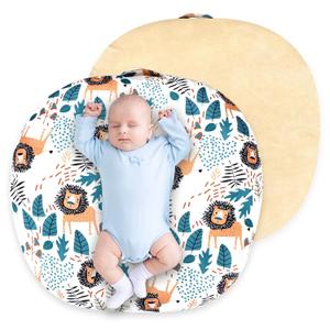 SWESEN Newborn Lounger Cover, 1 Pack Soft Removable Slipcovers for Infant Lounger, Cozy Baby Lounger Cover for Boys and Girls, Covers Only, Lion