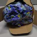 10 Bundles Artificial Orchid Flowers, Fake Artificial Greenery UV Resistant No Fade Faux Plastic Flower for Wedding Bridal Bouquet Indoor Outdoor Home Garden Kitchen Office Table Vase(Blue)