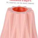 SUPVOX Pink Vase Nordic Modern Flower Vase for Bouquets and Greenery | 8.26 Inch Desktop Container for Fresh Flowers, Home Decor, Office Styling, Minimalist Interiors, Elegant Tabletop Displays