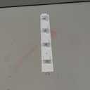 GWAAZXGZ White Coat Rack Wall Mount - 12.5 inch Modern Metal Hook Rail with 4 Right-Angle Hooks, Drill-Mounted Organizer for Coats, Hats, Bags in Entryway, Bathroom, Bedroom