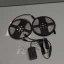 IP65 Waterproof LED Black Light Strip Kit 40ft/12M 720 LEDs, 12V Flexible Blacklight Fixtures, 385-400nm, Black Light LED Strips for Glow Party Body Paint Outdoor Indoor Decor Birthday Party Halloween