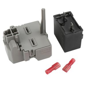 2319792 W10197428 W10189190 TSD2 Overload and Start Relay & Compressor Run Capacitor by Seentech - Compatible with Whirlpool Kenmore Refrigerators  Replaces: 2264017 W10662129 (Pack 1)