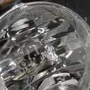 Headlights W/Bulbs for 2007-2014 Chevy Tahoe Suburban 1500, 2007-2013 Avalanche Suburban 2500 Headlamp Replacement Driver & Passenger Side