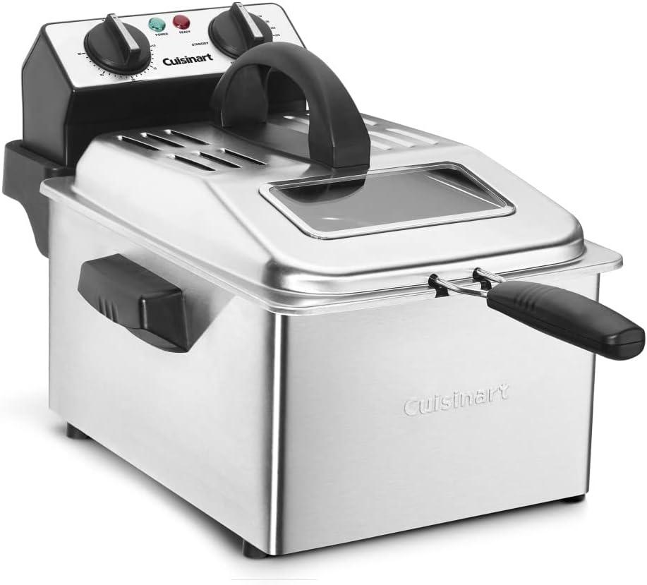 Cuisinart Deep Fryer, 4 Quart, CDF-200P1 (Stainless Steel)