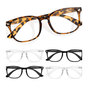 CCVOO Reading Glasses for Women/Men, Eyeglasses, Blue Light Readers for Women/Men, Computer Eye Glasses, Cheaters
Color: 2 Black/ 2 Transparent/ 1 Turtle, +1.25