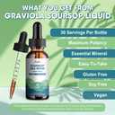 Catfit Soursop Graviola Liquid Drop  2 Pack Soursop Drops with Sea Moss & Turmeric, Cellular Support & Immunity Boost Liquid Supplement, 2 Fl Oz