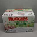 Huggies Natural Care Sensitive Baby Wipes, Unscented, Hypoallergenic, 99% Purified Water, 12 Flip-Top Packs (768 Wipes Total)