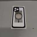 BERFY for iPhone 13 Pro Max Case, Compatible with MagSafe, Built-in Privacy Screen Protector and Camera Protection, Anti-Spy Full Body Shockproof Clear Phone Case for 13 Pro Max 6.7", Black