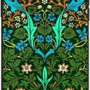 Berkin Arts Compatible with iPhone 11 Pro Case Silicone Cover with Screen Protector Decorative Art Nouveau Pattern (Blackthorn by William Morris)