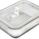 PrepNaturals 5 Pack 30 Oz Glass Meal Prep Containers - Dishwasher Microwave Freezer Oven Safe - Glass Storage Containers with Lids (Multi-Compartment)