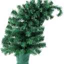 FOIMAS 2FT Artificial Christmas Tree,Whimsical Tabletop Christmas Tree with 120 Bramch Tips Base for Christmas Home Decoration Supply Indoor