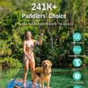 Niphean (Extra Large) Inflatable Paddle Board, SUP for 2+1 People/Family
500lbs Capacity Paddle Boards for Adults with Complete SUP Accessories, StabilTrac Fin Non-Slip Paddleboard, Gift Ideas