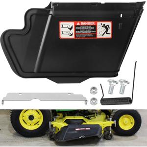 TCA16388 Deck Discharge Chute Kit Compatible with John-Deere 54C 54D 48C 62D Lawn Mower Decks W/ M159491 Hinge, UC18422 Spring, 14M7166 Lock Nut, 03M7183 Bolt