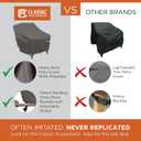 Classic Accessories Ravenna Water-Resistant 60 Inch Kamado Ceramic BBQ Grill Cover