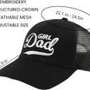 Girl Dad Hat Fathers Day Dad Gifts from Daughter Wife Mens Trucker Hats Baseball Cap Birthday Gift for Husband