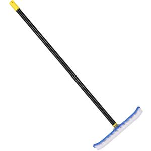 Swimming Pool Brush, 6 FT Stainless Steel Heavy Duty Clean Swimming Pool Brush with Pole, Use for Swimming Pool Wall Tile Floor and Step
