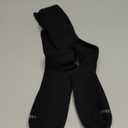 Soft Cotton Compression Socks for Women Men 20-30mmHg - Knee High Support for Circulation, Nurses, Pregnancy, Travel (Medium-Large, 3 Pairs - Black)