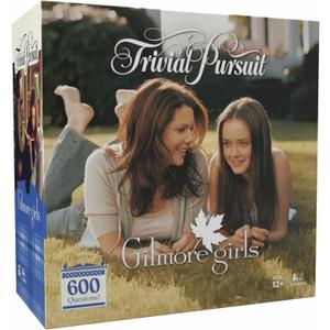 Trivial Pursuit: Gilmore Girls, Quick Play Edition Trivia Game, Test Your Knowledge of Stars Hollow with 600 Questions in 6 Categories, Officially Licensed Gilmore Girls Merchandise & Collectible