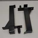 2.36inch Barbell Safety Catches Squat Rack Safety Arm Spotter Fit for 2.36x2.36 Power Rack Cage with 1" or 5/8" Hole
