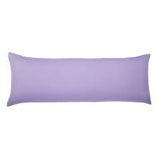 Parkdeny Pillow Case Light Purple, Body Pillow 48x21"