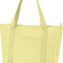 Tote Bag for Women, Puffer Work bag with Zipper, Quilted tote bag, Magnetic Pocket, Purse for Travel, Gym, College