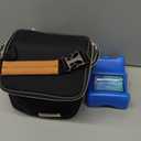 Breastmilk Cooler Bag with Ice Pack Fits 4 Baby Bottles Up to 9 Ounce, Baby Bottle Cooler Bag Suitable for Nursing Mom Daycare, Black