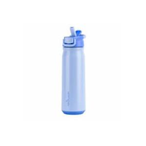 REDUCE Aura Vacuum Insulated 26 oz Water Bottle - Leak-Proof & Chug Spout for Quick Hydration - Keeps Drinks Cold for 30 Hours - Removable Handle for Travel or Gym - Soft Sit Base - Blue 