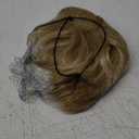 Mens Blonde Wig,Short Straight Natural Hair Synthetic Full Wig for Man Men Guy Cosplay Anime Party Costume Anime Men's Wigs