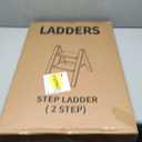 Taranta 2-Step Aluminum Ladder,Lightweight Folding Step Stool with Extra-Wide Anti-Slip Steps,330 lbs Capacity,Compact Space-Saving Design for Home,Kitchen and
