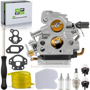 574719402 545072601 Carburetor Kit for Husqvarna 235 235E 236 236E 240 240E Chainsaw for Jonsered CS2234 CS2238 for RedMax 586936202 Replace C1T-W33C Carb with Tune-up Parts Air Fuel Filter