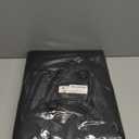 ALASDO Storage Ottoman Footrest Stool Small Ottoman with Storage Foldable Ottoman Leather Foot Rest Footstool Bench for Living Room 17x13x13inches Black