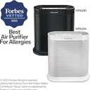 Honeywell AllergenPlus HEPA Air Purifier, Airborne Allergen Reducer for Medium Rooms, Reduces Allergens, Smoke, Wildfire Smoke, Pollen, Pet Dander and More, White, HPA104